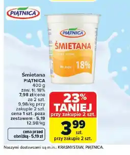 Carrefour Piątnica Smietana oferta