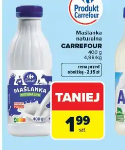 Carrefour Maślanka naturalna Carrefour oferta