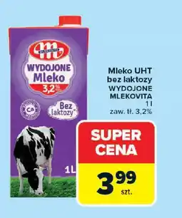 Carrefour Mleko UHT Wydojone Mlekovita oferta