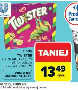 Carrefour Lody Twister oferta