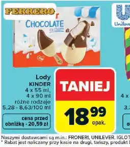 Carrefour Ferrero Lody Kinder oferta