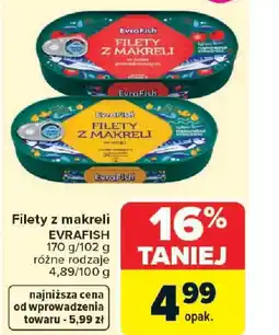 Carrefour Filety z makreli EvraFish oferta