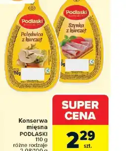 Carrefour Drosed Podlaski Konserwa mięsna oferta