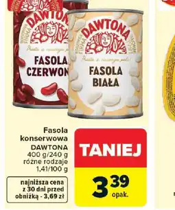 Carrefour Fasola konserwowa Dawtona oferta