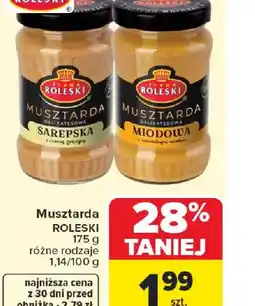 Carrefour Musztarda Roleski oferta