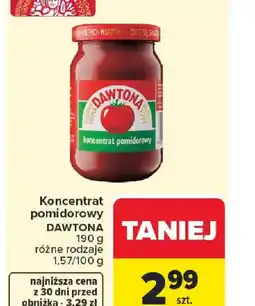 Carrefour Dawtona Koncentrat pomidorowy oferta