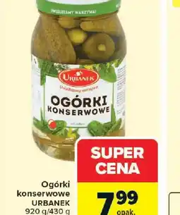 Carrefour Ogórki konserwowe Urbanek oferta