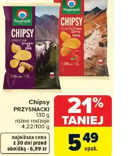 Carrefour Chipsy Przysnacki oferta