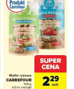 Carrefour Wafle ryżowe Carrefour oferta