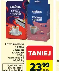 Carrefour Kawa mielona Lavazza Crema e Gusto oferta
