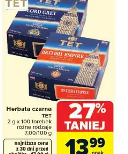 Carrefour TET Herbata czarna oferta