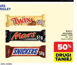 Carrefour Baton Snickers Mars Twix oferta