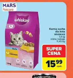 Carrefour Karma sucha dla kota Whiskas oferta
