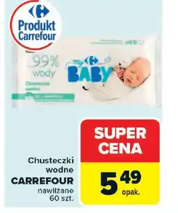 Carrefour Chusteczki wodne Carrefour oferta