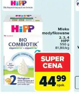 Carrefour Mleko modyfikowane HiPP oferta