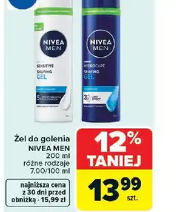 Carrefour Nivea Men żel do golenia oferta