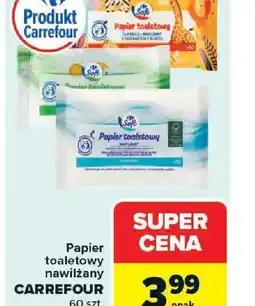 Carrefour Papier toaletowy nawilżany Carrefour oferta