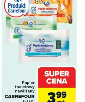 Carrefour Papier toaletowy nawilżany Carrefour oferta