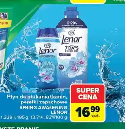 Carrefour Lenor płyn / perełki oferta