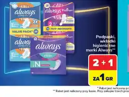 Carrefour Always podpaski/wkładki oferta