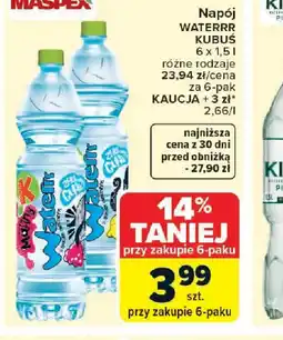 Carrefour Maspex Napój WATERRR Kubuś oferta