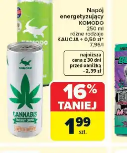 Carrefour Komodo napój energetyzujący oferta
