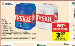 Carrefour Piwo Tyskie Gronie 0% oferta