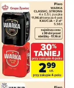 Carrefour Warka Piwo oferta