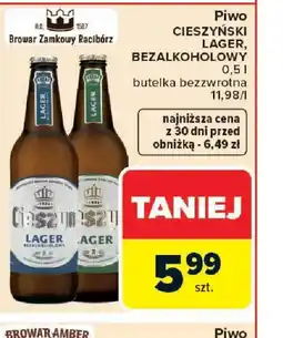 Carrefour Piwo Cieszyński Lager oferta