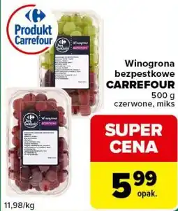 Carrefour Express Winogrona bezpestkowe CARREFOUR oferta