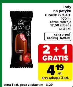 Carrefour Express Lody na patyku GRAND G.O.A.T oferta