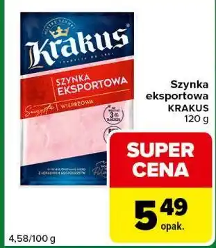 Carrefour Express Szynka eksportowa KRAKUS oferta