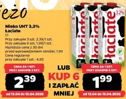 Netto Mleko UHT 3,2% Łaciate oferta