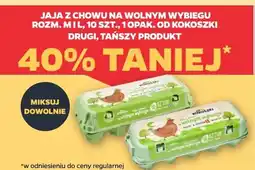 Netto Jaja z chowu na wolnym wybiegu rozm. M i L, od kokoszki oferta