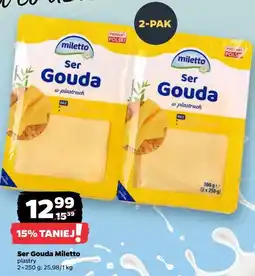 Netto Ser Gouda Miletto plastry oferta