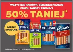 Netto Parówki Berlinki i Krakus oferta