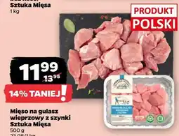 Netto Mięso na gulasz wieprzowy z szynki Sztuka Mięsa oferta