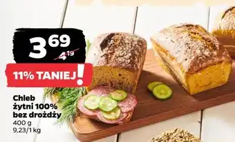 Netto Chleb żytni 100% bez drożdży oferta
