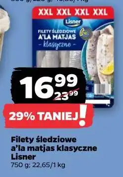 Netto Filety śledziowe a'la matjas klasyczne Lisner oferta