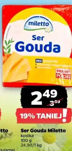 Netto Ser Gouda Miletto kostka oferta