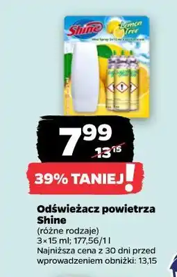 Netto Odświeżacz powietrza Shine oferta