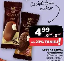 Netto Lody na patyku Grand Koral oferta