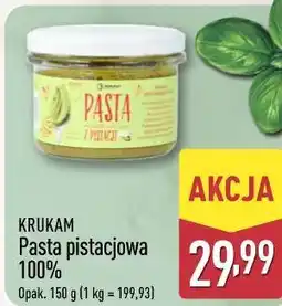 ALDI KRUKAM Pasta pistacjowa 100% oferta