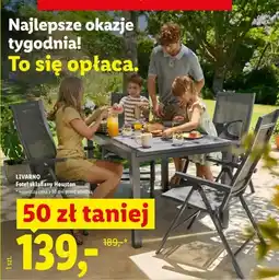 Lidl Fotel składany Houston oferta