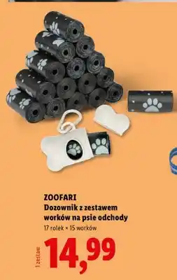 Lidl Dozownik z zestawem worków na psie odchody oferta