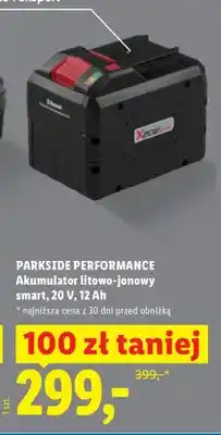 Lidl Akumulator litowo-jonowy smart 20V 12Ah oferta