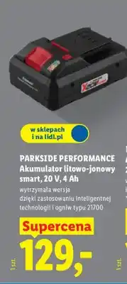 Lidl Akumulator litowo-jonowy smart 20V 4Ah oferta