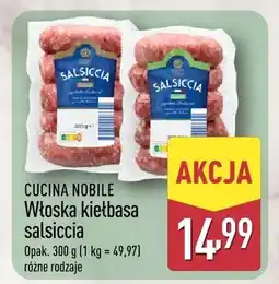 ALDI Włoska kiełbasa salsiccia różne rodzaje oferta