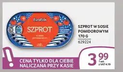Selgros Szprot w sosie pomidorowym oferta
