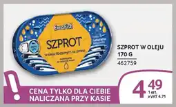 Selgros Szprot w oleju oferta